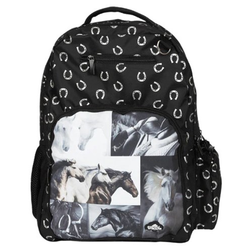 SPENCIL BACKPACK TRIPPLE BW Horses